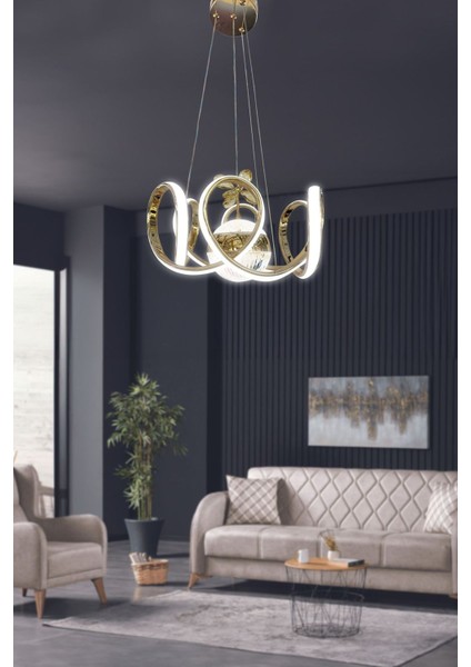 Melisa Modern Sarkıt LED Avize Powerled Lümen Gücü Yüksek LED Avize