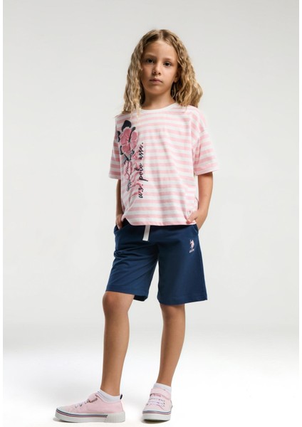 Kız Çocuk Şortlu Takım - Pembe fırsatları