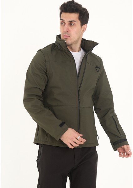 Camp460 Outdoor Tactical Softshell Su & Rüzgara Dayanıklı Erkek Taktik Yelek & Mont