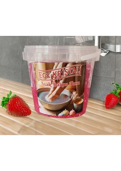 Çilek Aromalı Ayak Bakım Tuzu 1.5 kg