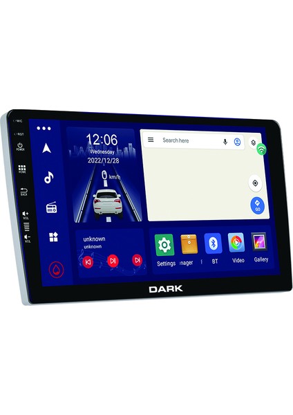 10" QLED Android 13, 8gb Ram 128GB Hafıza 2dın Carplay & Android Auto, Gps Destekli Geri Görüş Kameralı Araç Multimedya