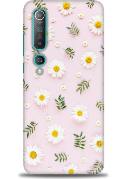 Xiaomi Mi 10 Kılıf Hd Baskılı Kılıf - Papatyalar