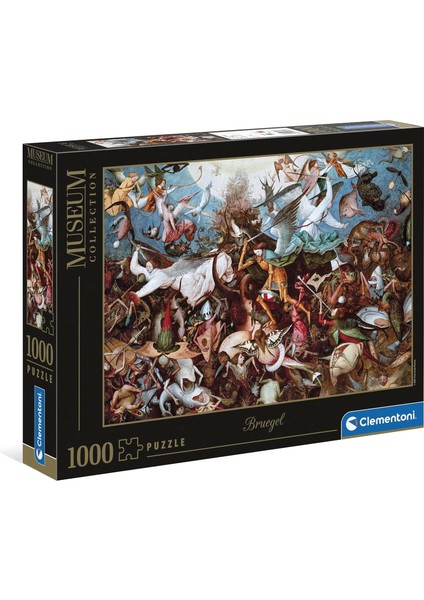 1000 Parça Museum Collection Yetişkin Puzzle - Bruegel "the Fall Of The Rebel Angels"