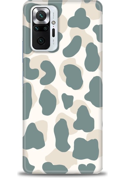 Xiaomi Redmi Note 10 Pro Kılıf Hd Baskılı Kılıf - Mavi Bej