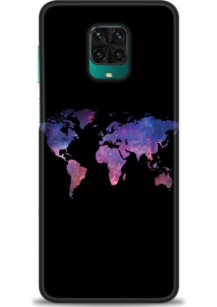 Xiaomi Redmi Note 9 Pro Kılıf Hd Baskılı Kılıf - Dünya Haritası