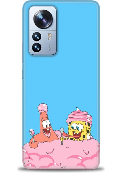 Xiaomi Mi 12 Kılıf Hd Baskılı Kılıf - Spongebob