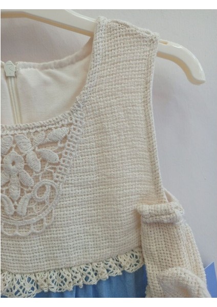 Roba Yaka Detaylı Bandanalı Kot Kız Bebek Tulumu fiyatları