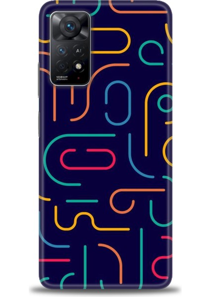 Xiaomi Redmi Note 11 Pro Kılıf Hd Baskılı Kılıf - Renkli Çubuklar
