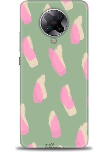 Xiaomi Poco F2 Pro Kılıf Hd Baskılı Kılıf - Pembe Krem