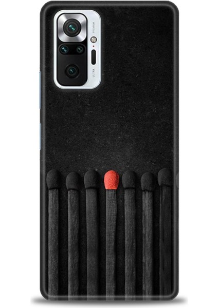 Xiaomi Redmi Note 10 Pro Kılıf Hd Baskılı Kılıf - Kibrit Çöpleri
