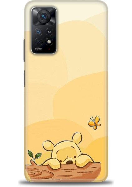 Xiaomi Redmi Note 11 Pro Kılıf Hd Baskılı Kılıf - Winnie ve Kelebek
