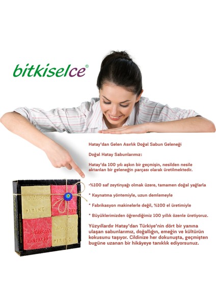 Doğal El Yapımı Kantaron Yağlı & Pirinç Özlü Sabun Seti | 4'lü Cilt Bakım Sabunu 450 gr