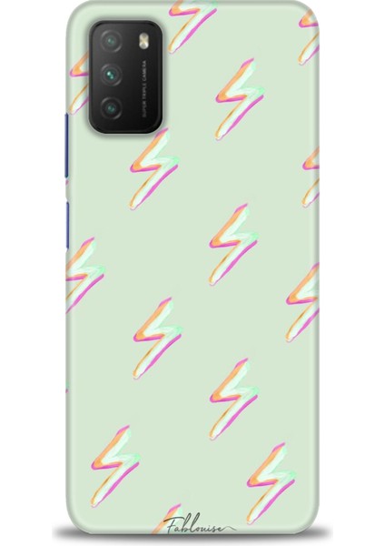 Xiaomi Poco M3 Kılıf Hd Baskılı Kılıf - Şimşekler