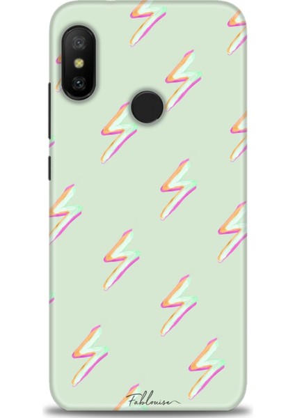 Xiaomi Mi A2 Lite Kılıf Hd Baskılı Kılıf - Şimşekler