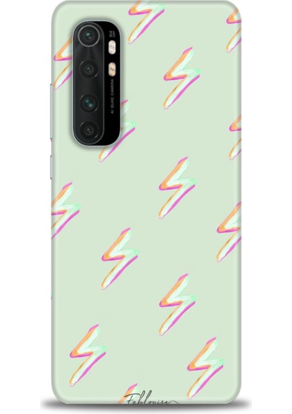 Xiaomi Mi Note 10 Lite Kılıf Hd Baskılı Kılıf - Şimşekler