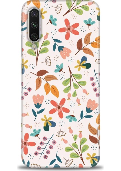 Xiaomi Mi A3 Kılıf Hd Baskılı Kılıf - Renkli Dallar