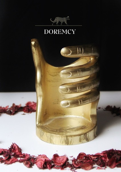 Gümüş Dekoratif El Biblo Şişelik Şaraplık