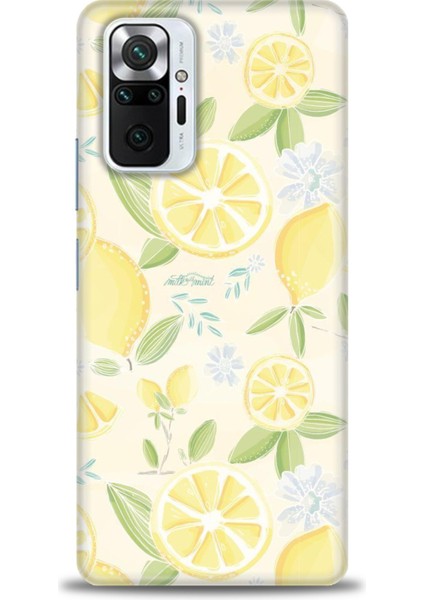 Xiaomi Redmi Note 10 Pro Kılıf Hd Baskılı Kılıf - Limon