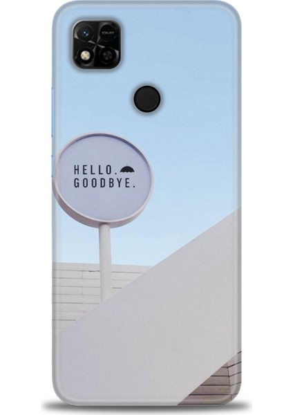 Xiaomi Redmi 10A Kılıf Hd Baskılı Kılıf - Hello Goodbye