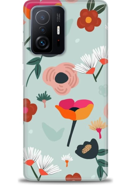 Xiaomi Mi 11T Pro Kılıf Hd Baskılı Kılıf - Çiçekli Dallar