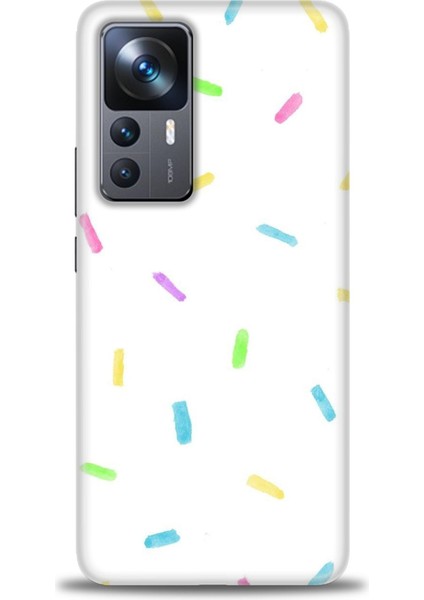 Xiaomi Mi 12T Pro Kılıf Hd Baskılı Kılıf - Konfeti