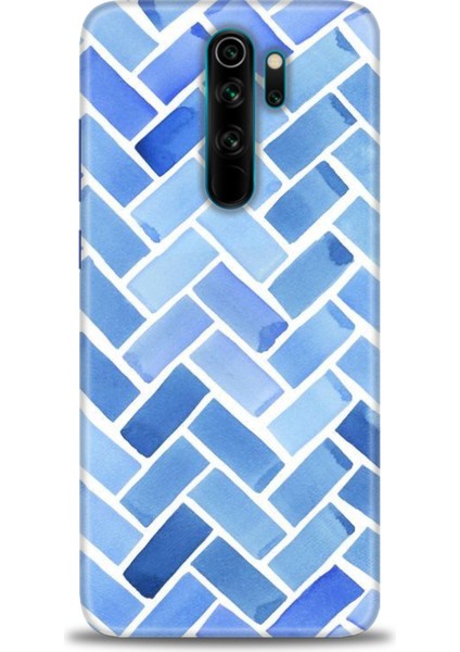 Xiaomi Redmi Note 8 Pro Kılıf Hd Baskılı Kılıf - Mavi