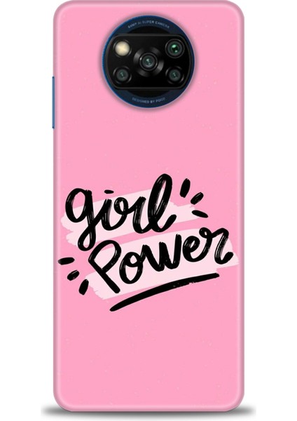 Xiaomi Poco X3 Nfc Kılıf Hd Baskılı Kılıf - Girll Power