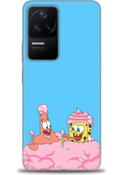 Xiaomi Poco F4 Kılıf Hd Baskılı Kılıf - Spongebob