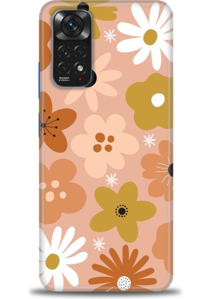 Xiaomi Redmi Note 12 Pro 4g Kılıf Hd Baskılı Kılıf - Kahveli Çiçekler