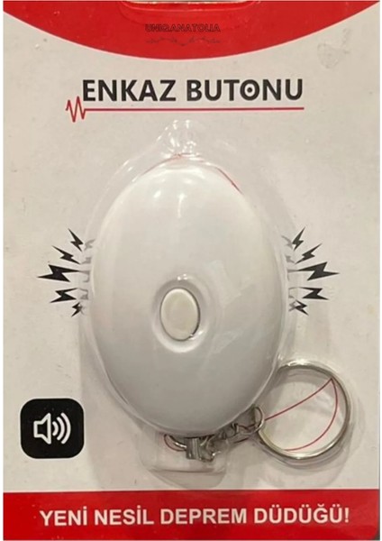 Deprem Enkaz Butonu Güvenlik Alarmı Anahtarlık Butonu Yaşlı Engelli Çağrı Butonu