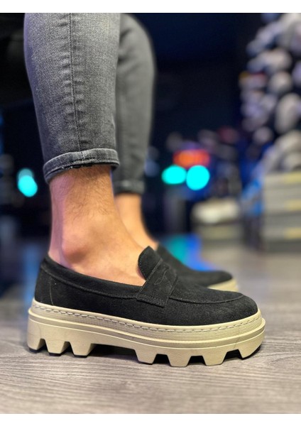 Erkek Günlük Klasik Ayakkabı Siyah Süet