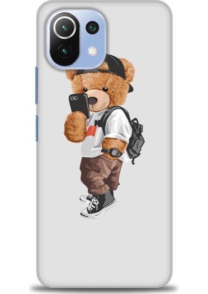 Xiaomi Mi 11 Lite Kılıf Hd Baskılı Kılıf - Teddy Bear Cool