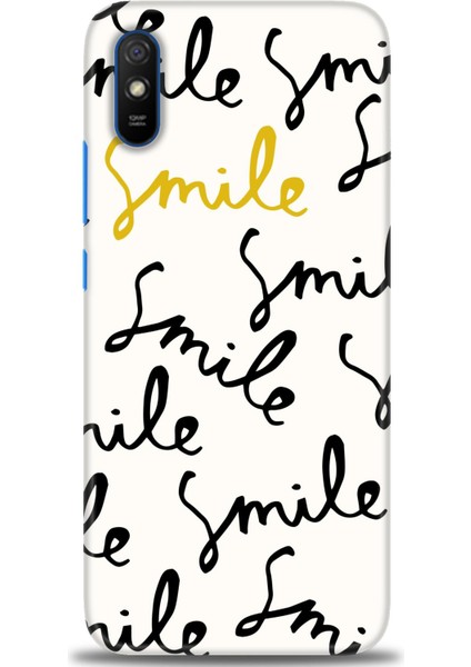 Xiaomi Redmi 9A Kılıf Hd Baskılı Kılıf - S Smile