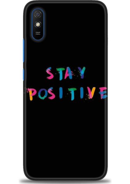 Xiaomi Redmi 9A Kılıf Hd Baskılı Kılıf - Stay Positive