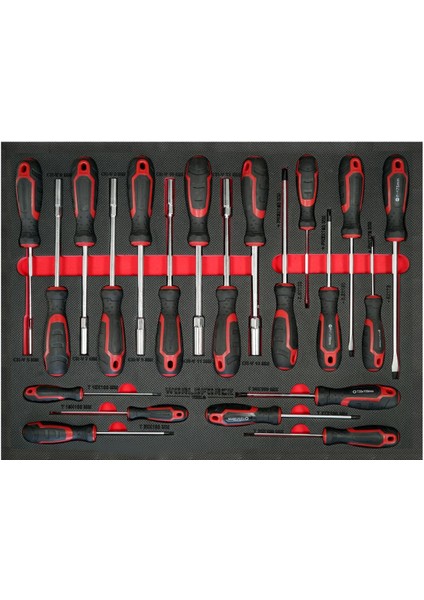 240 Parça Dolu Takım Dolabı 7 Çekmece Medium Paket Özel Seri