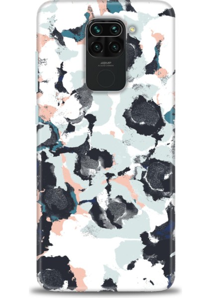 Xiaomi Redmi Note 9 Kılıf Hd Baskılı Kılıf - Sanatsal Siyah