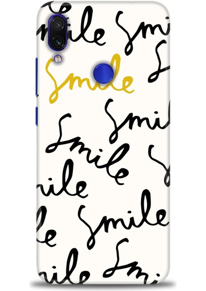 Xiaomi Redmi Note 7 Kılıf Hd Baskılı Kılıf - S Smile