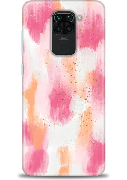 Xiaomi Redmi Note 9 Kılıf Hd Baskılı Kılıf - Pembe Palet