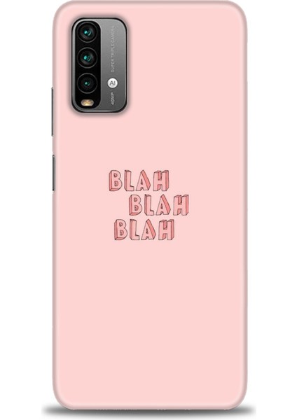 Xiaomi Redmi Note 9 4g Kılıf Hd Baskılı Kılıf - Blah Blah