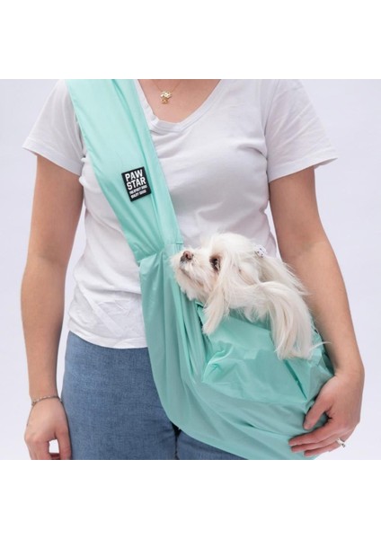 Su Yeşili Crossbody Küçük Irk Köpek Çapraz Taşıma Çantası