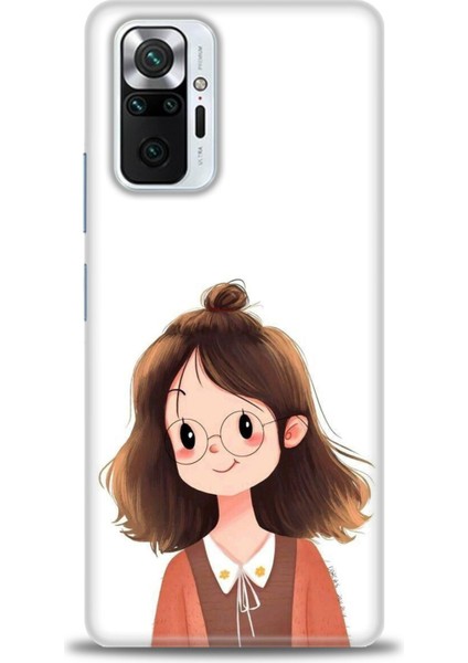 Xiaomi Redmi Note 10 Pro Kılıf Hd Baskılı Kılıf - Tatlı Kız