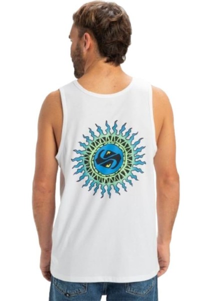 Ev Beach Blast Tank EQYZT08048-908 ERKEK Beyaz Tişört