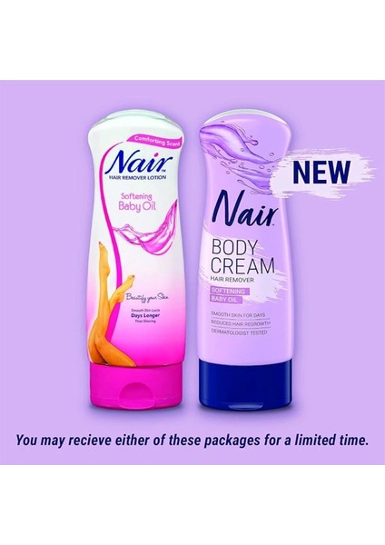 Body Cream Hair Remover Softenıng Baby Oıl Smooth Skın For Days 255 gr fiyatları