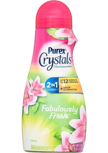 Crystals 2ın1 Fabulously Fresh Çamaşır Makinası Koku İçin Giderici 1.10 kg