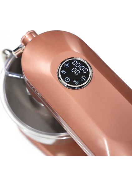Easy Chef M129 1800W Güçlü Döküm Metal Stand Mikser Rose Gold