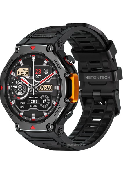 Watch T-Ranger Ultra Akıllı Saat Outdoor Güçlü ve Dayanıklı Tasarım | Gelişmiş Batarya Performansı Navigasyon Siyah Mactivepro - Harvox