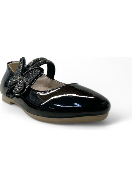 258 Kız Çocuk Okul Öncesi Kelebekli Taşlı Babet fiyatları