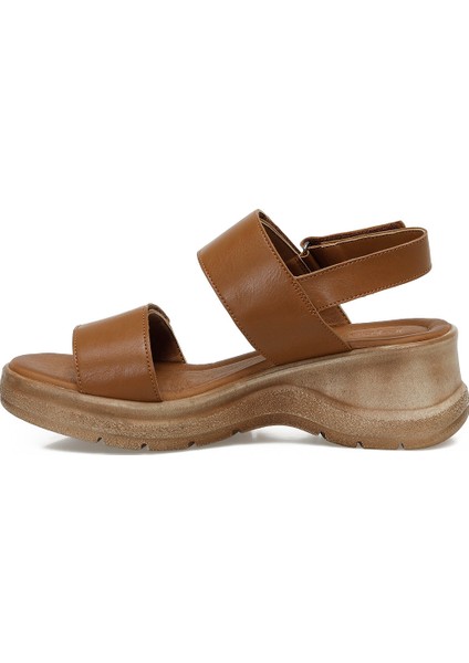 25S-271 5fx Taba Kadın Dolgu Topuk Sandalet