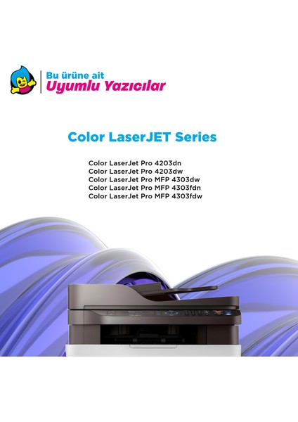 Hp 230A W2303A Muadil Toner Kırmızı - Çipli / Hp Color Laserjet Pro 4203DN / 4203DW / 4303DW / 4303FDN / 4303FDW modelleri