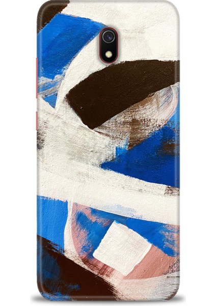 Xiaomi Redmi 8A Kılıf Hd Baskılı Kılıf - Siyah Mavi